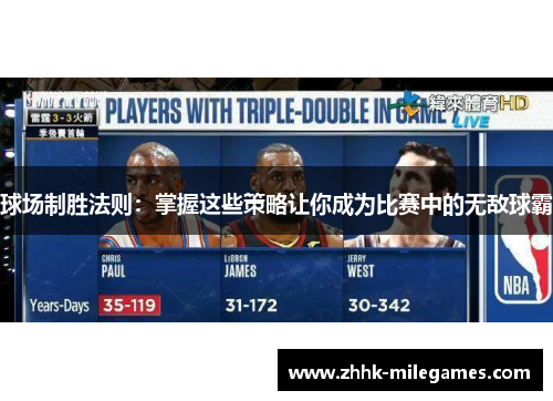 球场制胜法则：掌握这些策略让你成为比赛中的无敌球霸